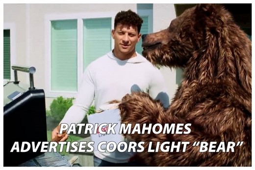 Patrick Mahomes back with another ingenious beer commercial: exploits NFL loophole with Coors 'bear' ad