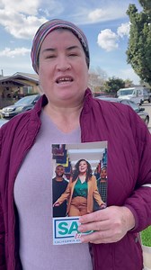 13 reactions | Los Angeles IHSS Provider Maria Landeros is out talking to voters about our endorsed candidate Sade Elhawary for Assembly | SEIU Local 2015 | Facebook