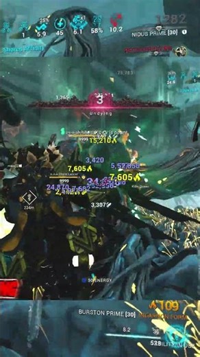 Nidus Prime Build for vs level 9999 steel path [warframe] #shorts