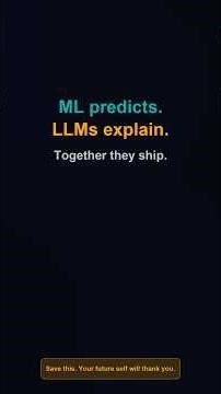Is Machine Learning Still Relevant in the Age of LLMs? #ai #llm #machinelearning