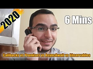 Callbacks vs Promises vs AsyncAwait vs Observables (Arabic)