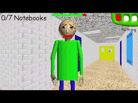 Baldi's is Sad But No Friend's | Baldi Was Left Alone