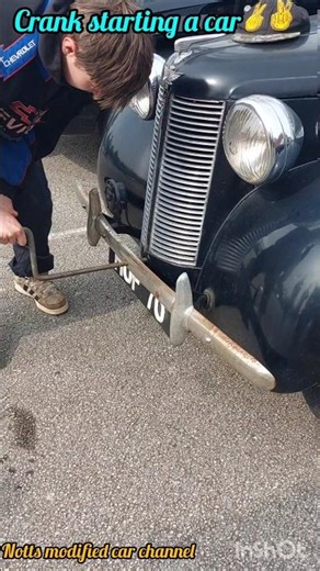 austin 10 hand crank start