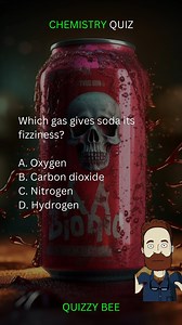 67K views · 1.8K reactions | Chemistry Quiz | The Chemistry Conundrum: A Quiz for Science Enthusiasts! ⚗️離 | #chemistry #science #quiz #chemistrytrivia #education #knowledge #learning #getlearning #challenge #school #trivia #facts #brainteaser #fbreels #reelsfb #reels #viral #viralreels #educationalcontent #fyp #quizbee | Quizzy Bee | Facebook