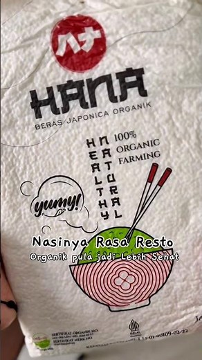 Hana Organic Japonica Rice ORGANIC JAPANESE RICE