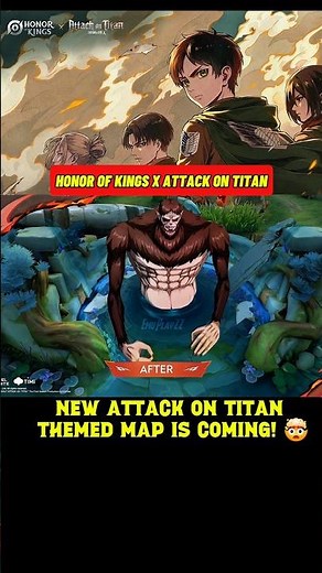 Finally HoK x AoT Map Changes Revealed 🤯 Overlord as Beast Titan🔥