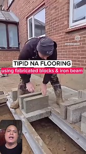 1.7M views · 6.6K reactions | Tipid na flooring, using fabricated blocks and iron beam. #elevatedflooring #fingerstyletalents credit:Туникафон Эркин | Fingerstyle Talents | Facebook