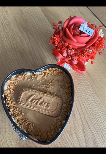Valentine Mini Biscoff Cheesecake Recipe