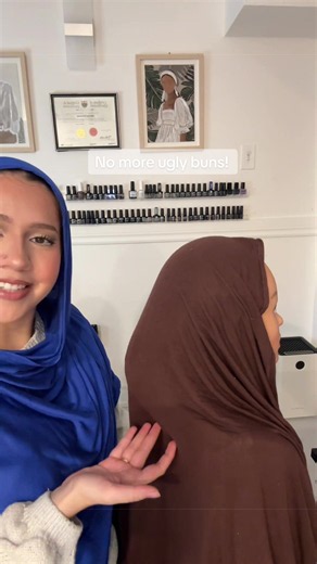 But then the next issue is that the under cap keeps slipping… drop your tips down below!! #hijabi #hijabihaircare #buntutorial