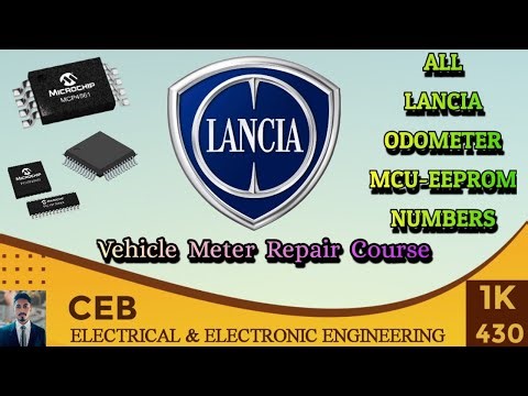 All LANCIA ODOMETER eeprom & mcu numbers | LANCIA ODOMETER MILEAGE CORRECTION