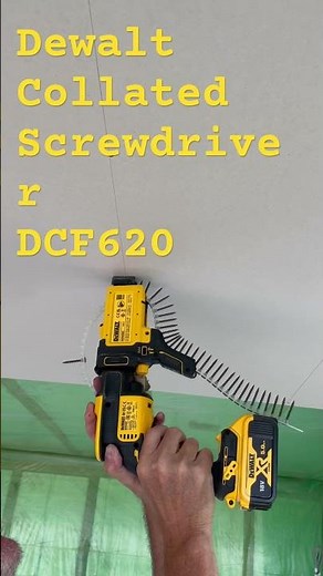 Dewalt DCF620 Collated Screwdriver #dewalt #dcf620 #plasterboarding #collatedscrewdriver