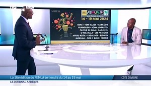 2.2K views · 40 reactions | #femua16 Les axes majeurs égrainés sur le plateau de TV5 Monde par le Commissaire Général du Femua. *Rendez-vous du 14 au 19 Mai 2024, à Abidjan et Ferkessedougou #femua16 | FEMUA - Festival des Musiques Urbaines d'Anoumabo | Facebook