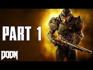 Doom (2016) Gameplay Part 1 - INTRO "The UAC" Lets Play Walkthrough(PS4 PC XBOX HD)