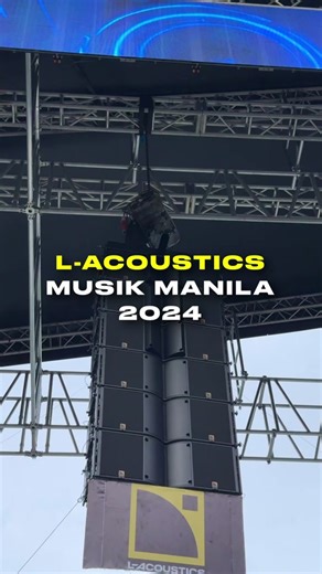 @l_acoustics Line Array Speaker Outdoor Demo @ Musik Manila Expo 2024 #lacoustics #linearray #soundsystem #pinoysoundguy