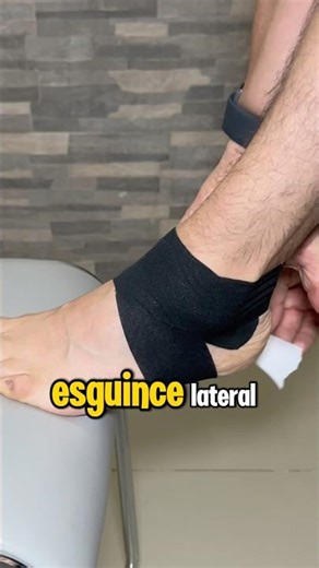 Esguince de Tobillo? Prueba este vendaje con kinesiotape