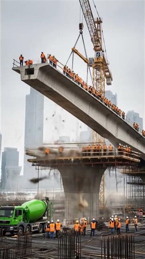 SHOCKING Crane Failure: Bridge Collapse CAUGHT ON CAMERA | Construction Disaster 2025
