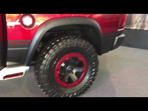 Hellcat-powered Ram Rebel TRX revs