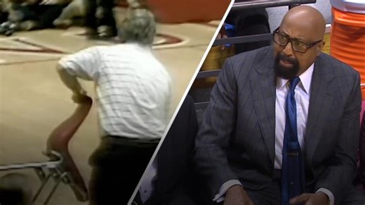 Indiana acknowledges 40th anniversary of Bob Knight's chair throw