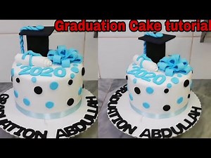 Graduation Cake Fondant Amazing Tutorial /chef Farooq All Recipe Cakes