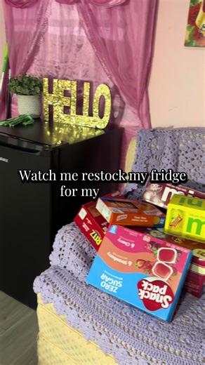 Restocking My Fridge: ASMR Relaxation Experience