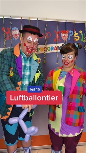 Luftballontier Bastelideen für Fasching