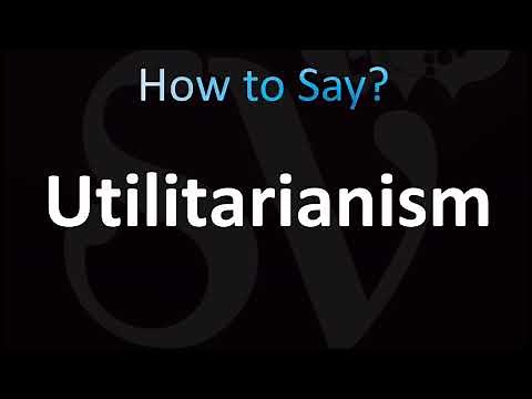 How to Pronounce Utilitarianism (CORRECTLY!)