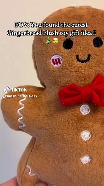 The cutest mini Gingerbread man plush toy from TikTok shop!! 🥹🎄 The perfect stocking filler idea this Christmas ✨ #plushies #gingerbread #tiktokmademebuyit #christmasgiftideas #plushtoys