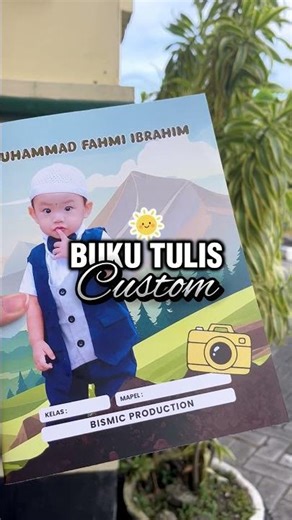REKOMENDASI BUKU TULIS CUSTOM LUCU