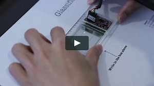 Glassified: Ruler with transparent display to supplement physical drawing