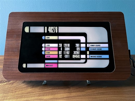 Star Trek LCARS Display