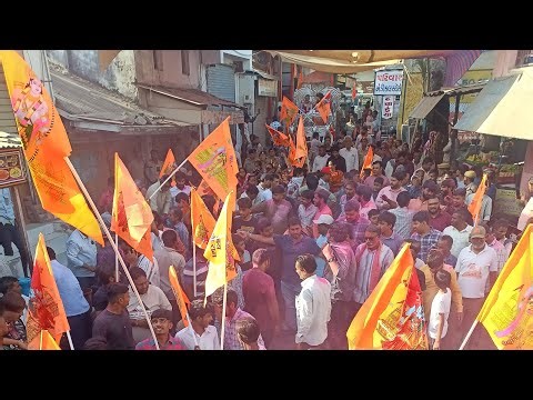 માંડલ નગરમાં રામનવમીએ ભવ્ય શોભાયાત્રામાં યોજાઈ, નગર જય શ્રીરામના નારાથી ગુંજી ઉઠ્યું : પોલીસ ખડેપગે