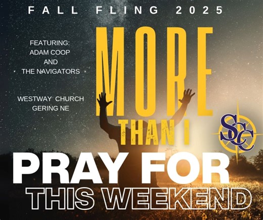 This weekend is FALL FLING 2025, and WE NEED YOUR HELP! Pray for this to be a power-packed weekend that speaks to the hearts of the many high school students already registered! Pray for guest speaker, Adam Coop, as he challenges students. Pray for the many moving parts that will make this an impactful and fun weekend for all!! #SummitChristianCollege #fallfling #YouthRevival | Summit Christian College