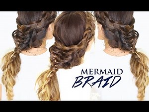 Mermaid Braid Hair Tutorial |👸 Cute Hairstyles for Medium Long Hair