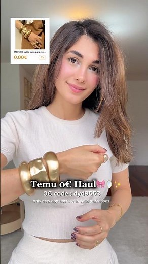 0€ code: Temu🔎dyd9553(Only for new app users with valid purchases. #temu temuespaña‪@temu‬
