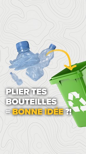 (🌍) Faut-il écraser les bouteilles en plastique avant de les jeter ? 🤔♻️ Le #recyclage est un geste essentiel pour réduire notre empreinte environnementale… …mais il y a souvent des idées préconçues sur la meilleure façon de le faire. Alors, écraser ou ne pas écraser les bouteilles en plastique ? 💭 Mythe : Écraser les bouteilles en plastique facilite le recyclage. 🦄 Réalité : En fait, cela dépend de votre programme de recyclage local. 💡 Les recommandations peuvent varier d’une région à l’au
