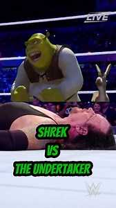 Shrek vs The Undertaker #captainheel #WWE #wrestling #prowrestling #prowrestlingtees | Captainheel | Facebook