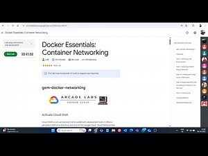 Docker Essentials: Container Networking || Lab Solution || Google Cloud Arcade 2025