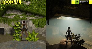Tomb Raider RTX Remix Comparison Highlights The Massive Visual Improvements Brought By Path Tracing