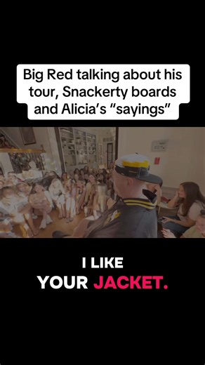 Snackerty boards: Big Red on his tour and Alicia’s sayings