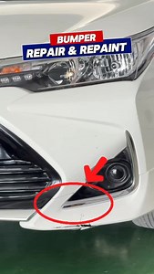 1.7K views · 1.7K reactions | Bumper Repair & Repaint Work Done @ Toyota Sukkur Motors! #toyotasukkurmotors #carlovers #carmaintenance #foryou #shub #sukkur #toyota #cars #toyotapakistan | Toyota Sukkur Motors | Facebook