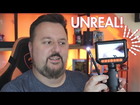 Endoscope Camera with Light - This is AMAZING! Snake Camera!