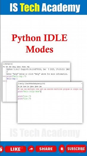 Don't Use Python Idle Interactive Script Mode Until You Watch This #python #coding #python