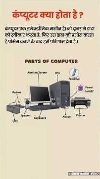 ADCA Course Day 1 | Computer Basics Explained in Hindi#ADCA #ComputerCourse #ComputerBasic #Shorts.