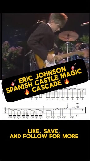 Jim Maguire | Eric Johnson ACL Spanish Castle Magic Cascade This cascade is extra cool because it leans more diatonic than pentatonic, which gives it a... | Instagram