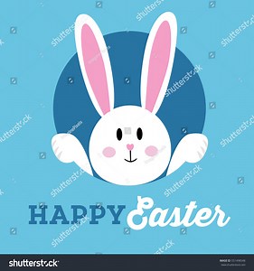 Cute Cartoon Bunny Rabbit Easter Spring Stock Vector (Royalty Free) 551498548 | Shutterstock