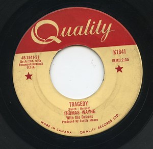 Thomas Wayne With The Delons - Tragedy