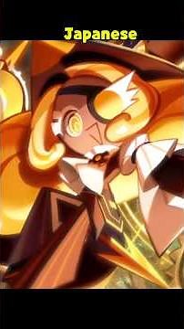 Timekeeper Cookie voice In 5 Languages #cookierunkingdom