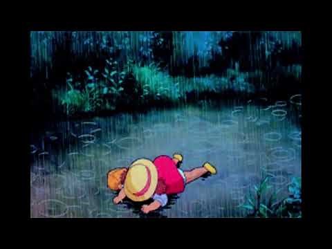 Kid Cudi humming over thunderstorm for 9 minutes.