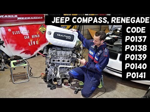 JEEP COMPASS RENEGADE CODE P0137 P0138 P0139 P0140 P0141 OXYGEN SENSOR