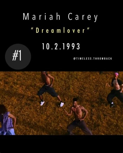 Timeless.throwback on Instagram: "October 2,1993 | #OnThisDay “Dreamlover” was the #1 song on the U.S. Billboard Hot 100 chart on this day in 1993 #1993 #mariahcarey #timelessthrowback"